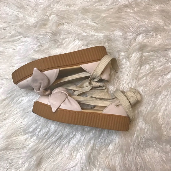 RIHANNA PUMA x  FENTY Creeper Bow Tie up Sandals - Picture 5 of 5